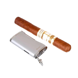 Зажигалка Caseti с пробойником (серая)